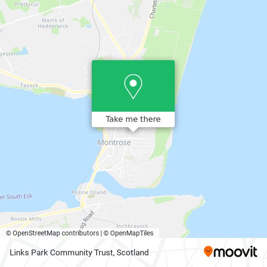 Links Park Community Trust map