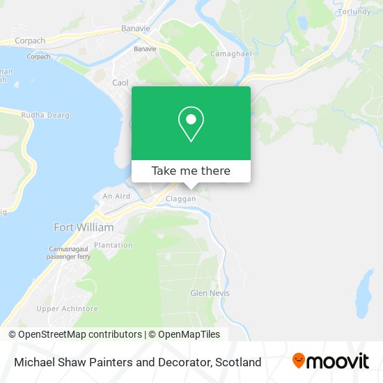 Michael Shaw Painters and Decorator map