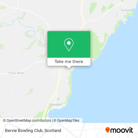 Bervie Bowling Club map
