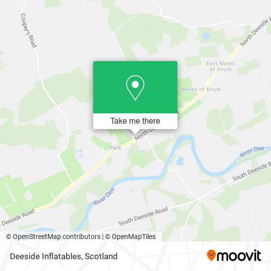 Deeside Inflatables map