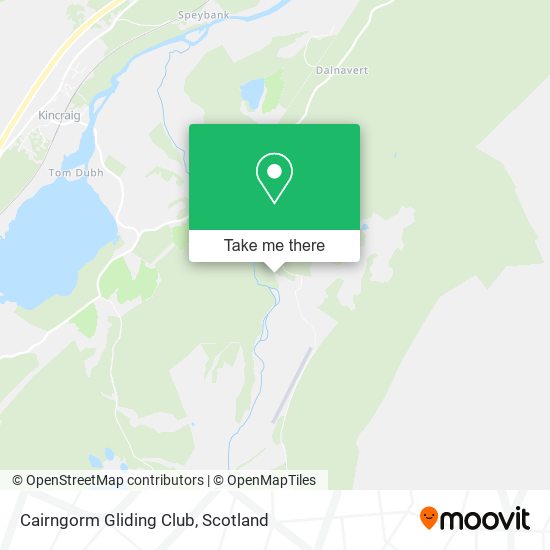 Cairngorm Gliding Club map