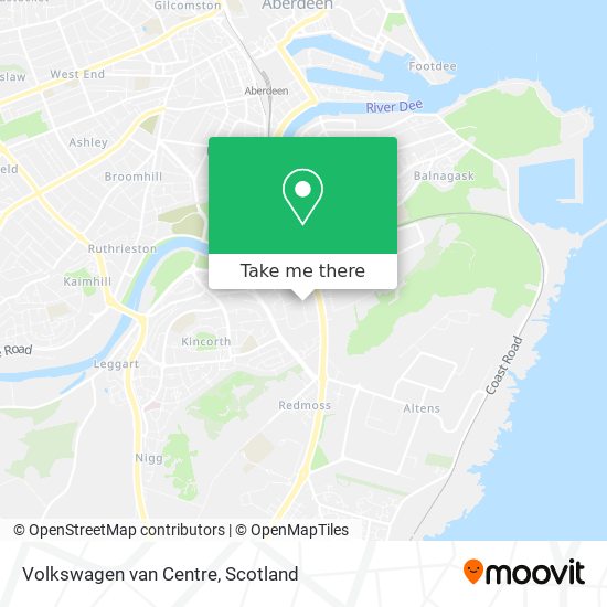 Volkswagen van Centre map