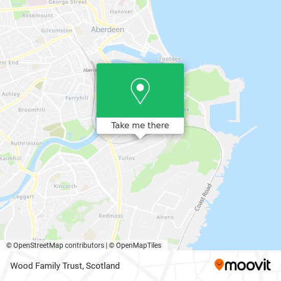 Wood Family Trust map