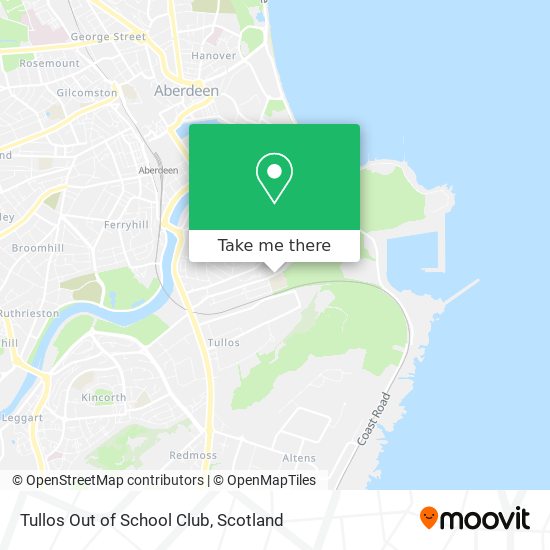 Tullos Out of School Club map