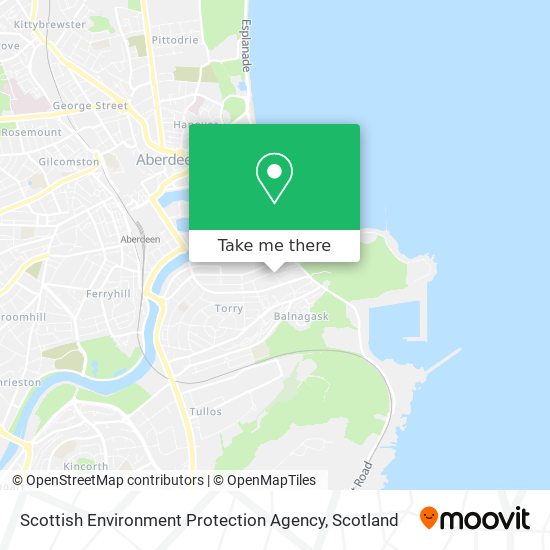 Scottish Environment Protection Agency map