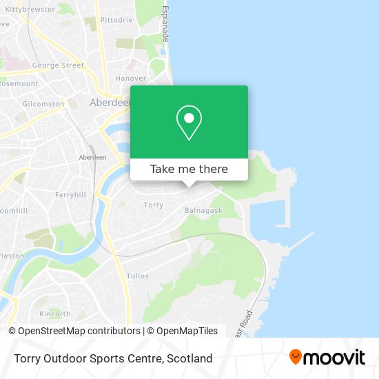 Torry Outdoor Sports Centre map