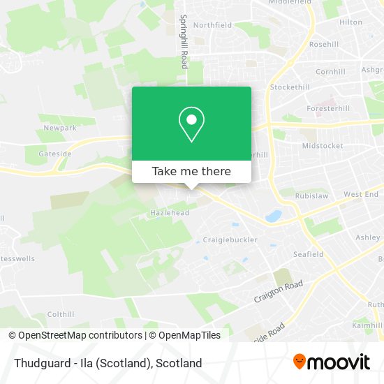 Thudguard - Ila (Scotland) map