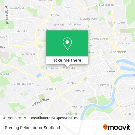 Sterling Relocations map