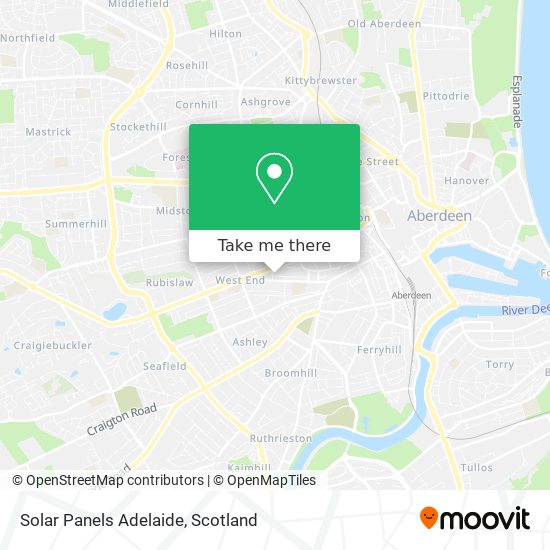 Solar Panels Adelaide map