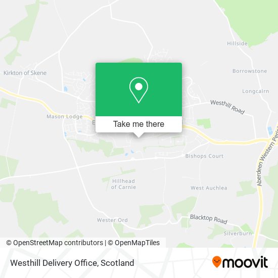 Westhill Delivery Office map