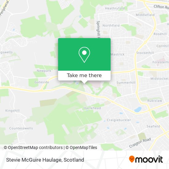 Stevie McGuire Haulage map