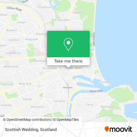 Scottish Wedding map