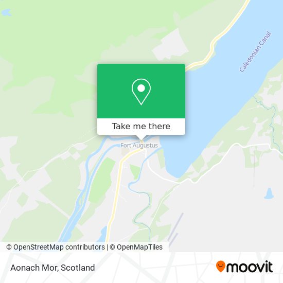 Aonach Mor map