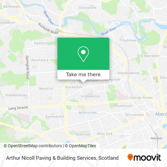 Arthur Nicoll Paving & Building Services map