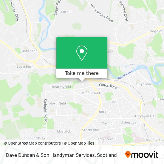 Dave Duncan & Son Handyman Services map