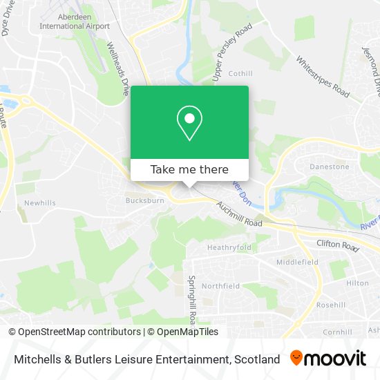 Mitchells & Butlers Leisure Entertainment map