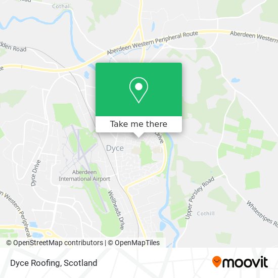 Dyce Roofing map