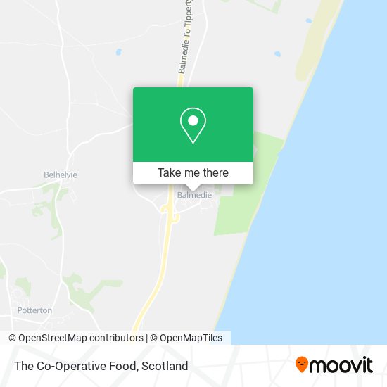 The Co-Operative Food map