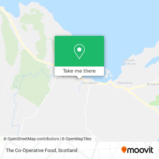 The Co-Operative Food map