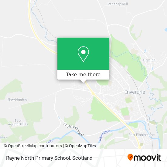 Rayne North Primary School map