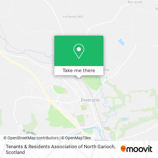 Tenants & Residents Association of North Garioch map