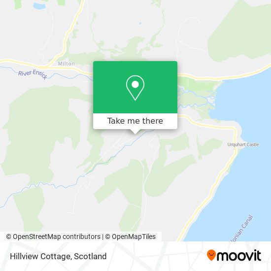 Hillview Cottage map