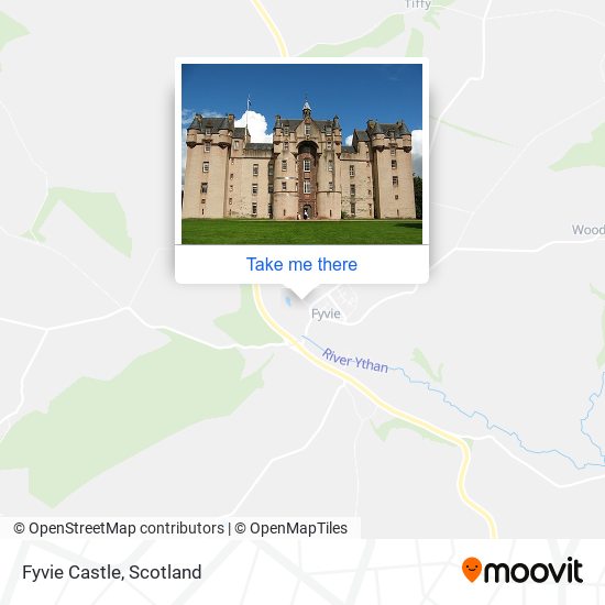 Fyvie Castle map