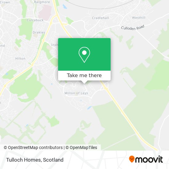 Tulloch Homes map