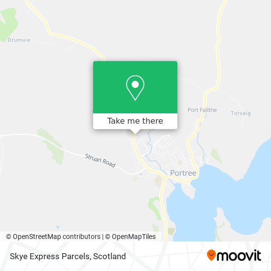 Skye Express Parcels map