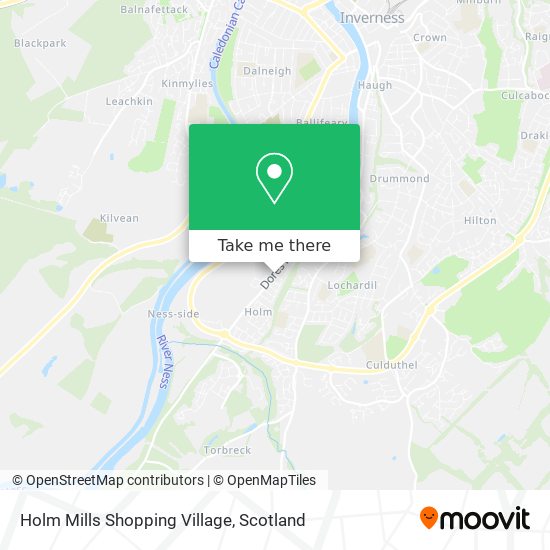 Holm Mills Shopping Village map