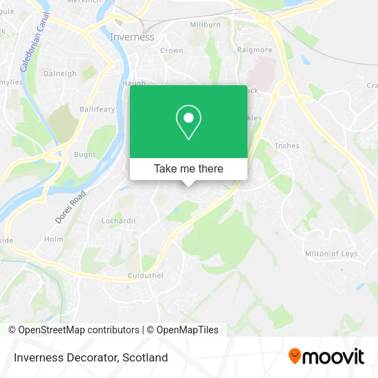 Inverness Decorator map