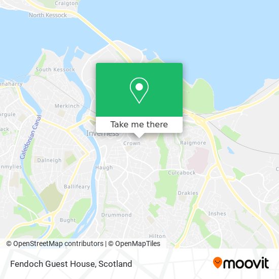 Fendoch Guest House map