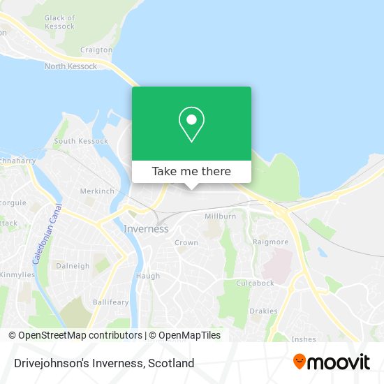 Drivejohnson's Inverness map