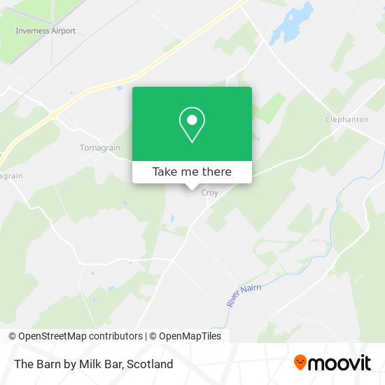 The Barn by Milk Bar map