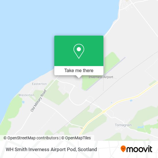 WH Smith Inverness Airport Pod map