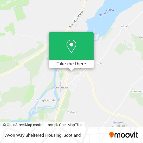 Avon Way Sheltered Housing map