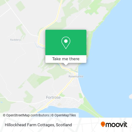 Hillockhead Farm Cottages map