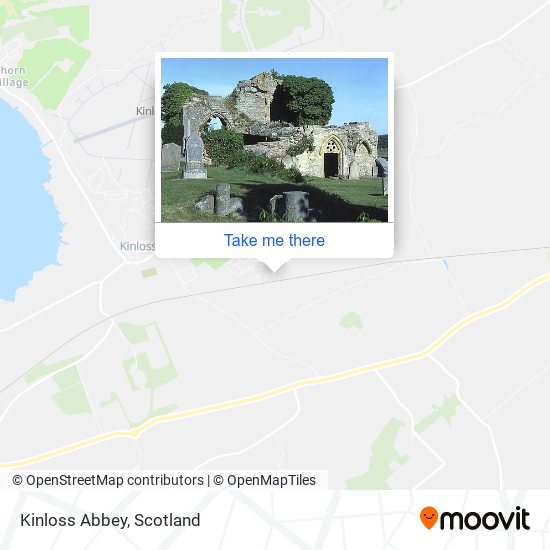 Kinloss Abbey map