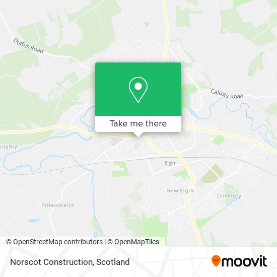 Norscot Construction map