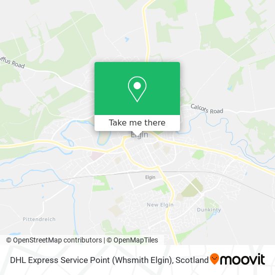 DHL Express Service Point (Whsmith Elgin) map