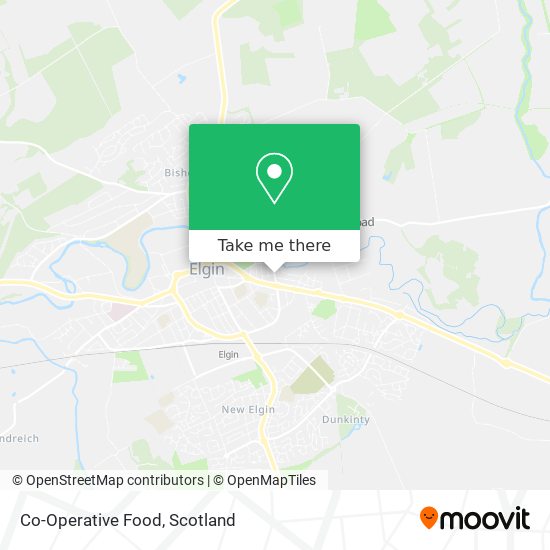 Co-Operative Food map