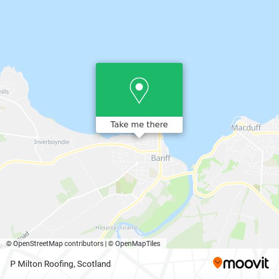 P Milton Roofing map