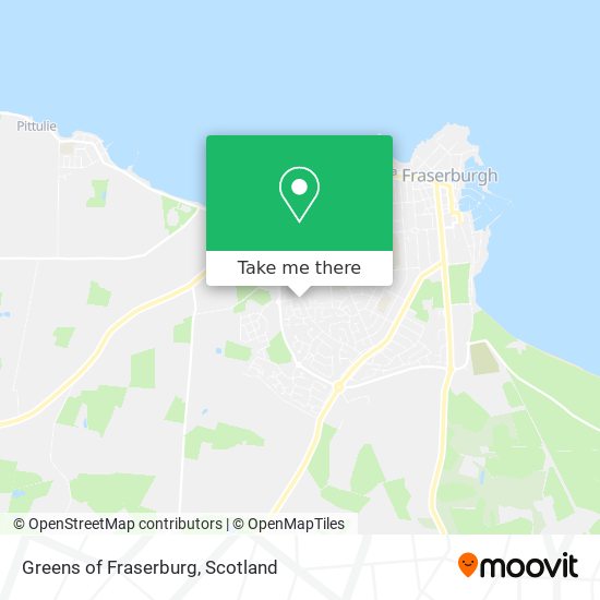 Greens of Fraserburg map
