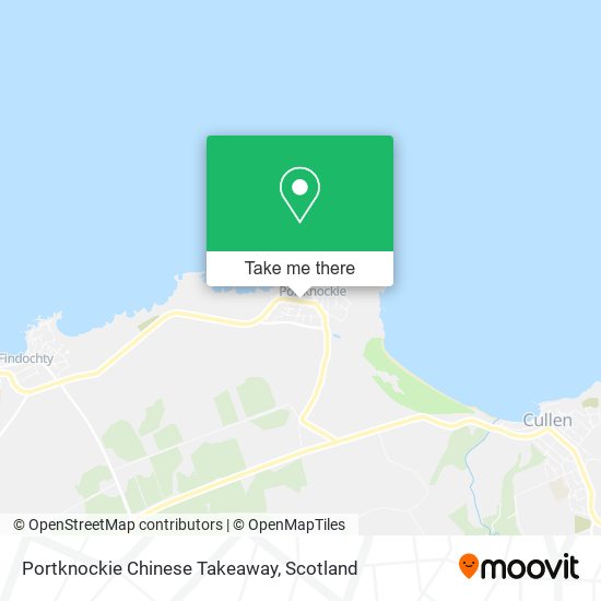 Portknockie Chinese Takeaway map