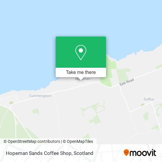 Hopeman Sands Coffee Shop map