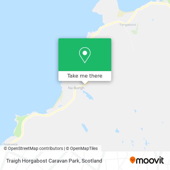 Traigh Horgabost Caravan Park map