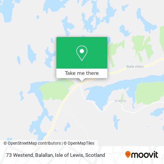 73 Westend, Balallan, Isle of Lewis map