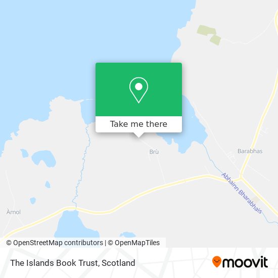 The Islands Book Trust map