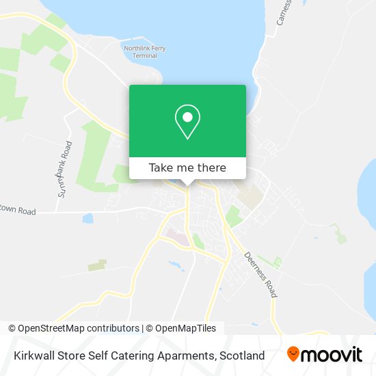 Kirkwall Store Self Catering Aparments map