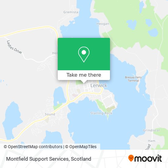 Montfield Support Services map